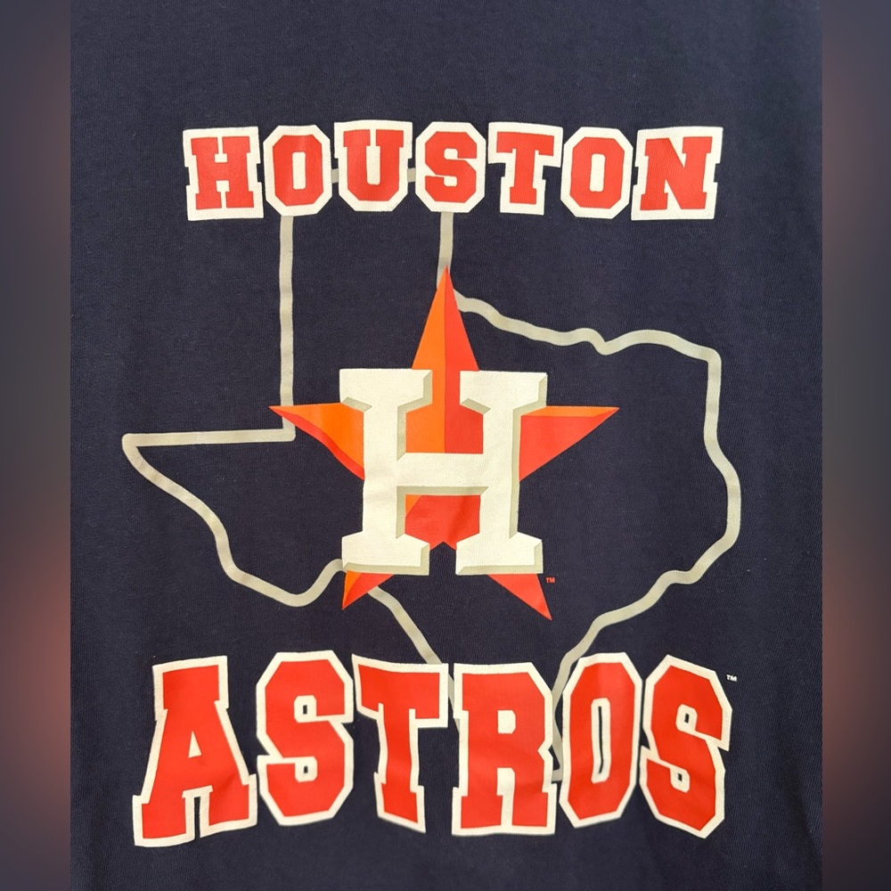 NWOT Houston Astros Women's Navy Tee